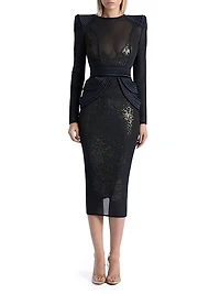 Nanedi Layered Midi-Dress