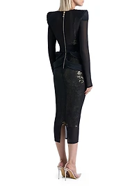 Nanedi Layered Midi-Dress