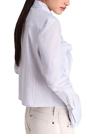 Patti Tie-Neck Ruffle Shirt