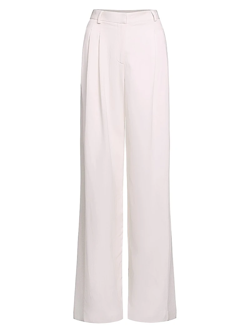 Sulli Pleated Wide-Leg Trousers