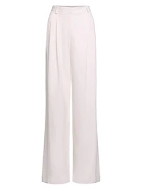 Sulli Pleated Wide-Leg Trousers