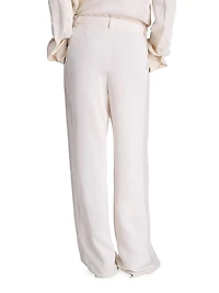 Sulli Pleated Wide-Leg Trousers