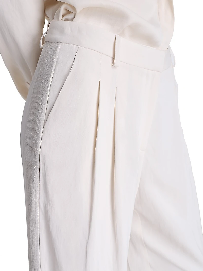 Sulli Pleated Wide-Leg Trousers