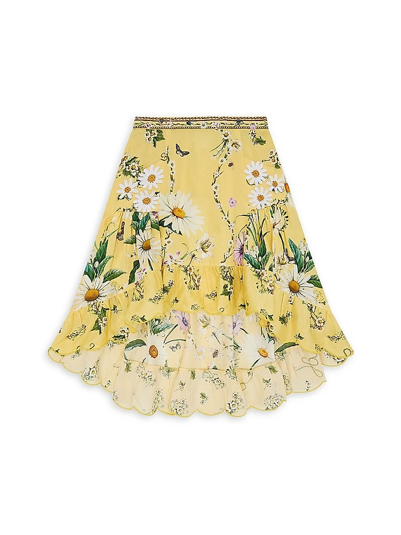 Little Girl's & Daisy Chains Hi-Low Skirt