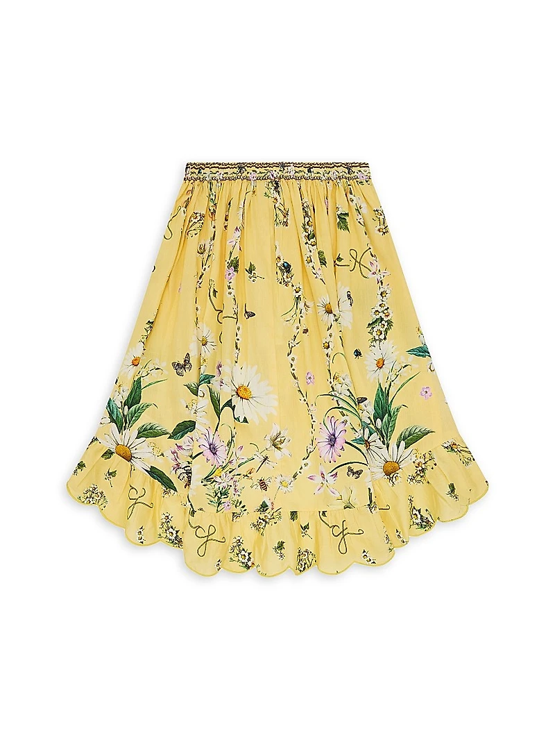Little Girl's & Daisy Chains Hi-Low Skirt