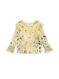 Baby Girl's Daisy Chains Henley Top