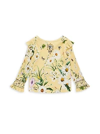 Baby Girl's Daisy Chains Henley Top