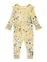 Baby Girl's Daisy Chains Henley Top