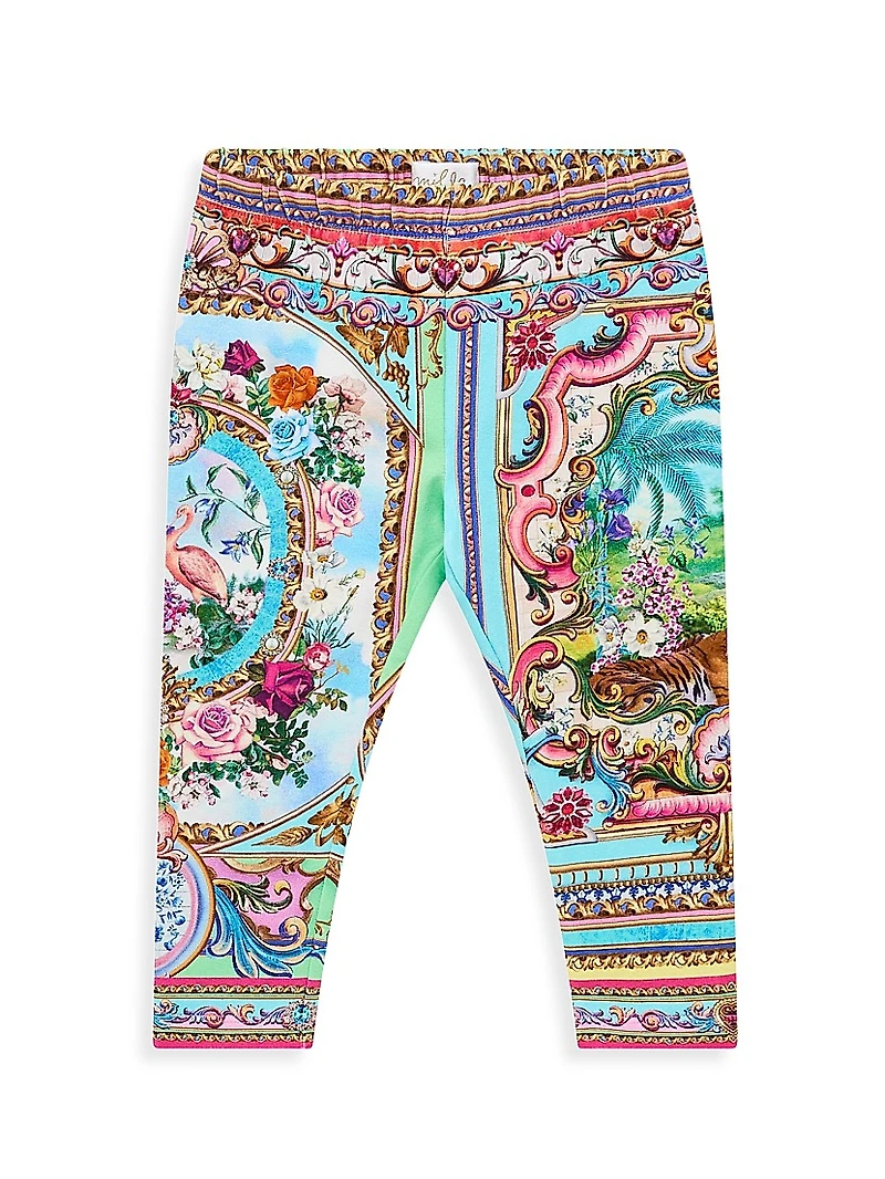 Baby Girl's Spirit Of Santa Maria Printed Leggings