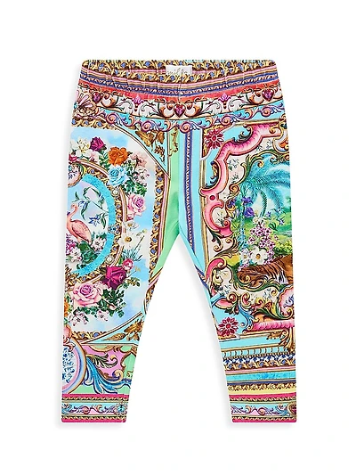 Baby Girl's Spirit Of Santa Maria Printed Leggings