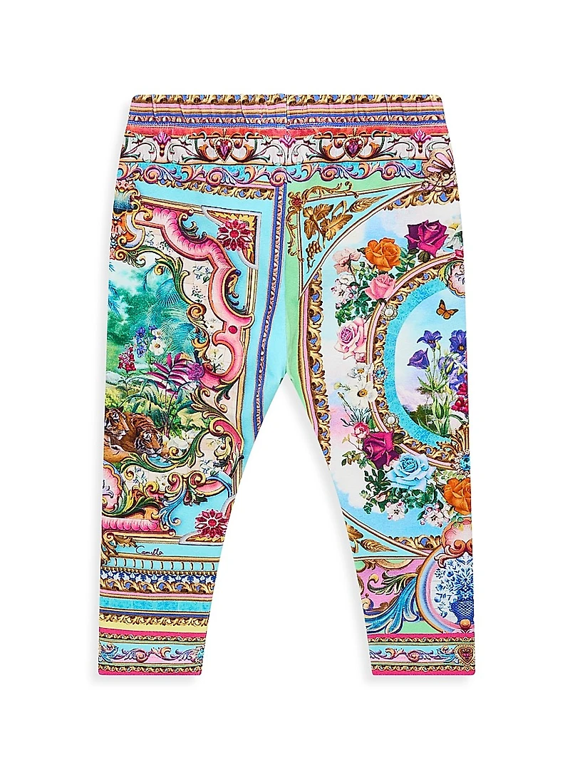 Baby Girl's Spirit Of Santa Maria Printed Leggings