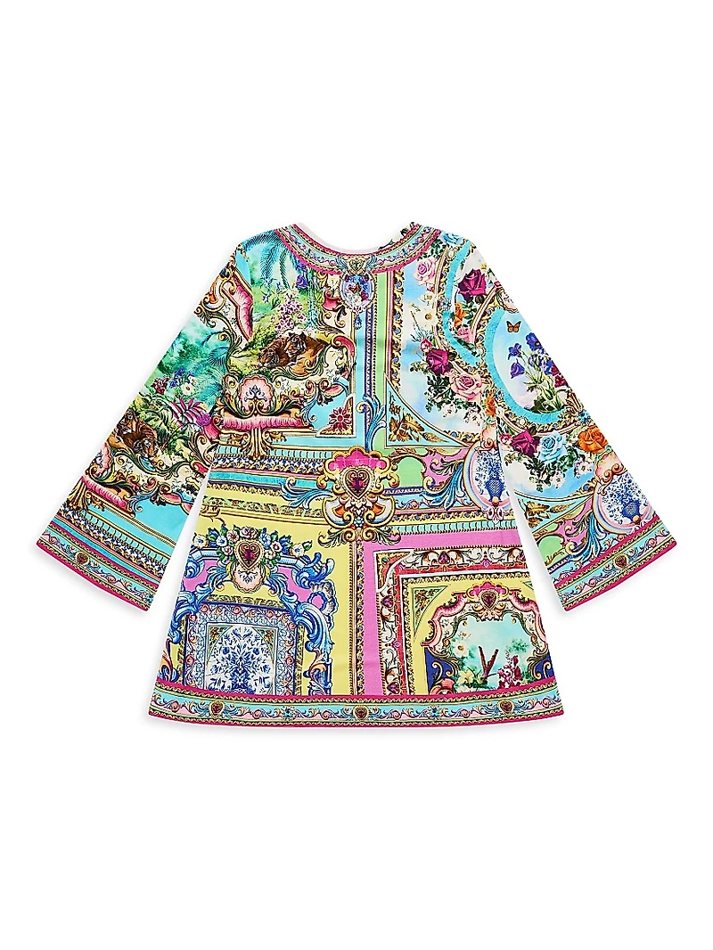 Little Girl's & Spirit Of Santa Maria Jersey Dress