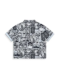 Little Boy's & Flower Showers Cabana Short-Sleeve Shirt