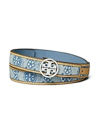 Miller Logo Denim Belt