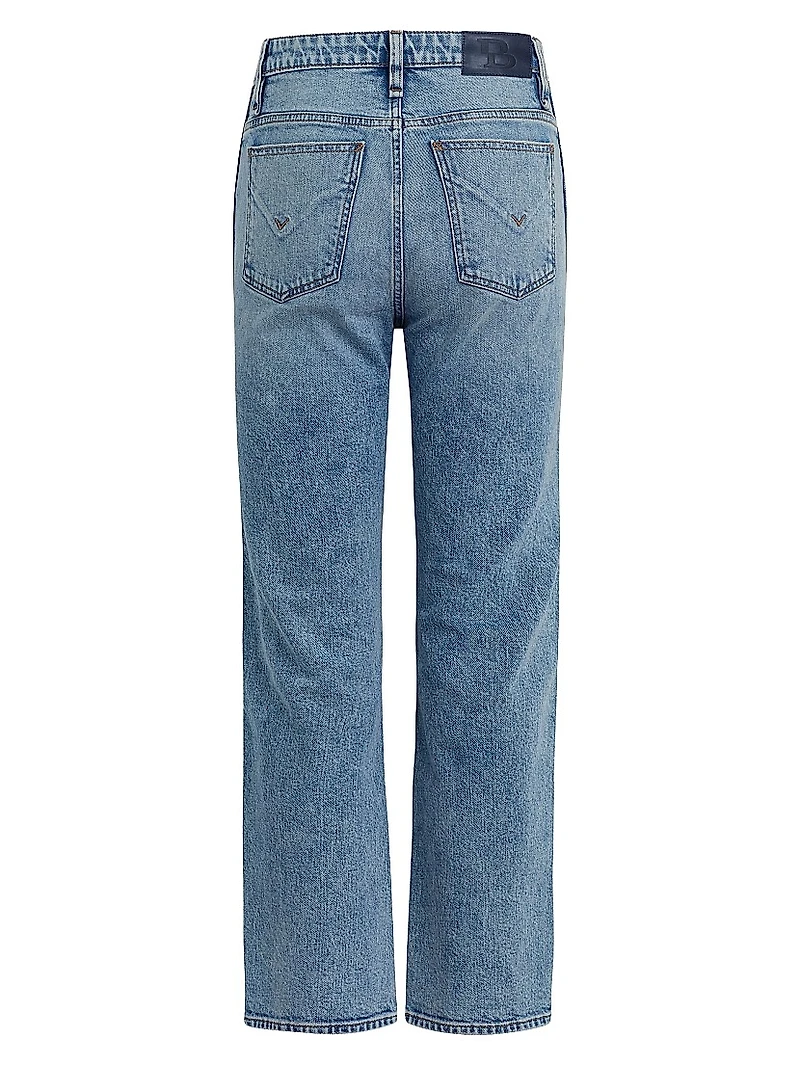 Brooks Nader x Hudson Breaux High-Rise Straight Ankle Jeans