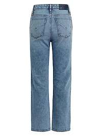 Brooks Nader x Hudson Breaux High-Rise Straight Ankle Jeans