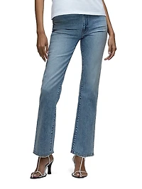 Brooks Nader x Hudson Breaux High-Rise Straight Ankle Jeans