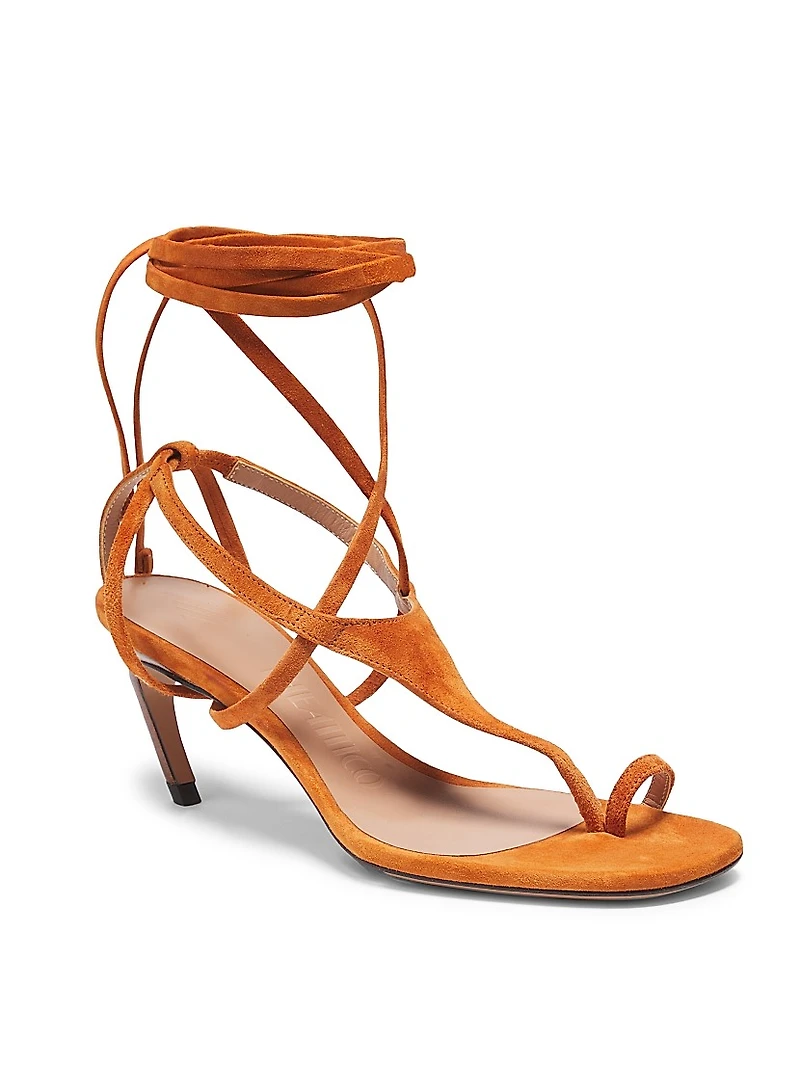 Nova 65MM Suede Sandals