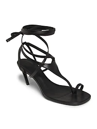 Nova 65MM Leather Sandals