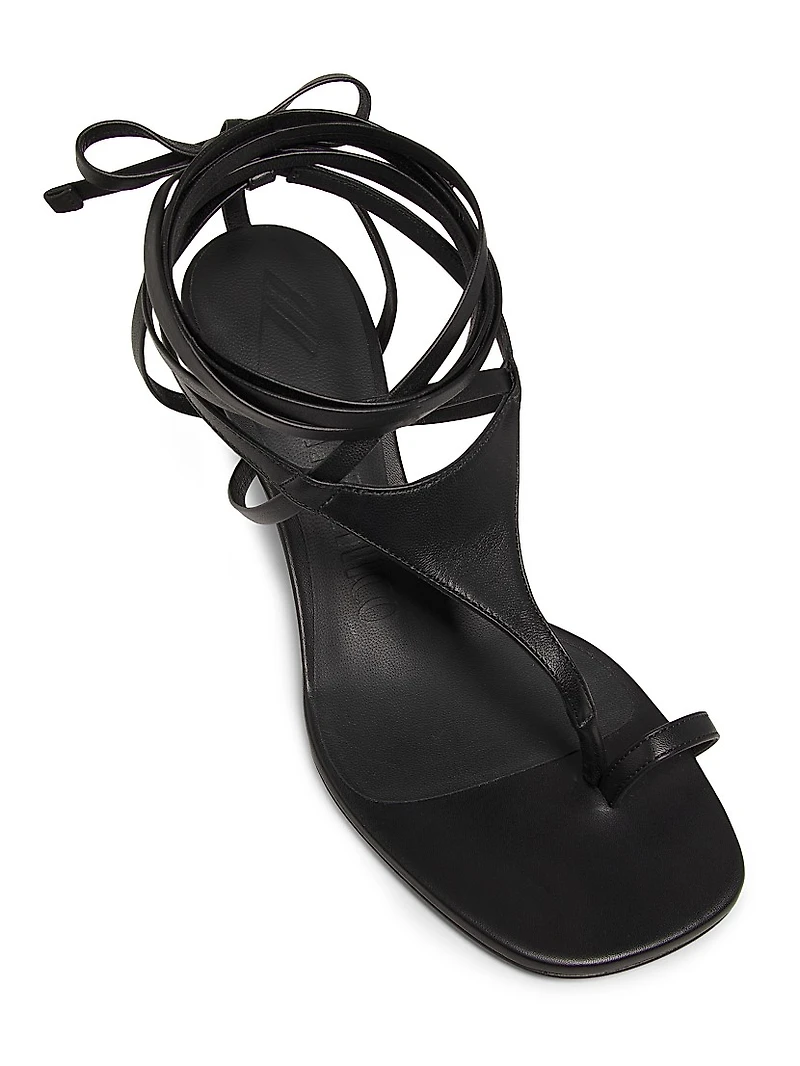 Nova 65MM Leather Sandals