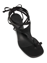 Nova 65MM Leather Sandals