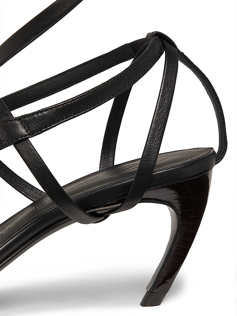 Nova 65MM Leather Sandals