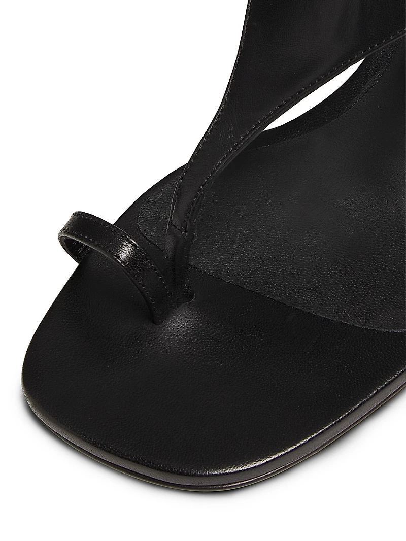 Nova 65MM Leather Sandals