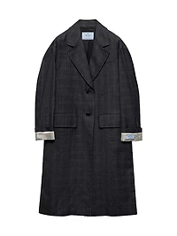 Single-Breasted Wool Coat