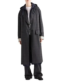 Single-Breasted Wool Coat