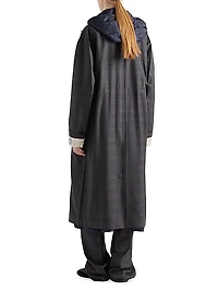 Single-Breasted Wool Coat