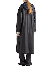 Single-Breasted Wool Coat