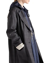 Single-Breasted Wool Coat