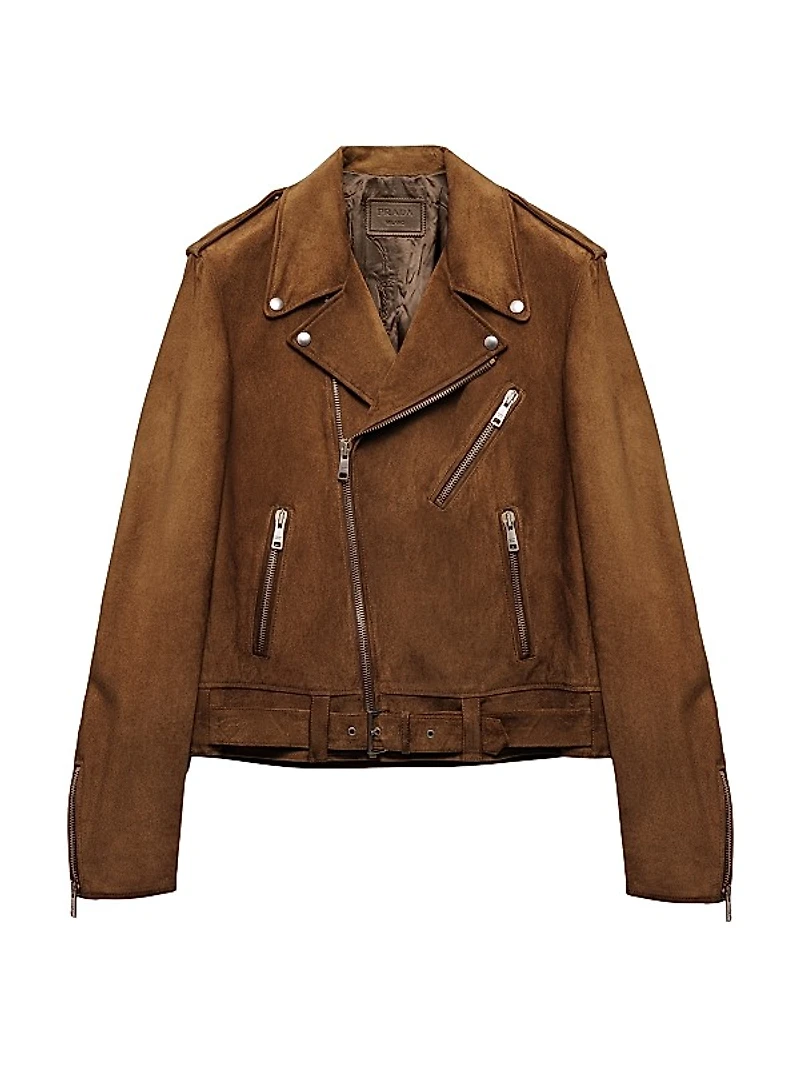 Suede Biker Jacket