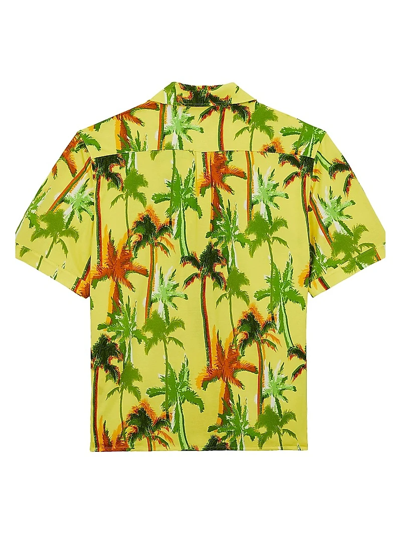 Palms Offset Cotton Shirt