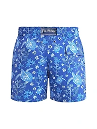 X-Ray Turtles Stretch Swim Trunks