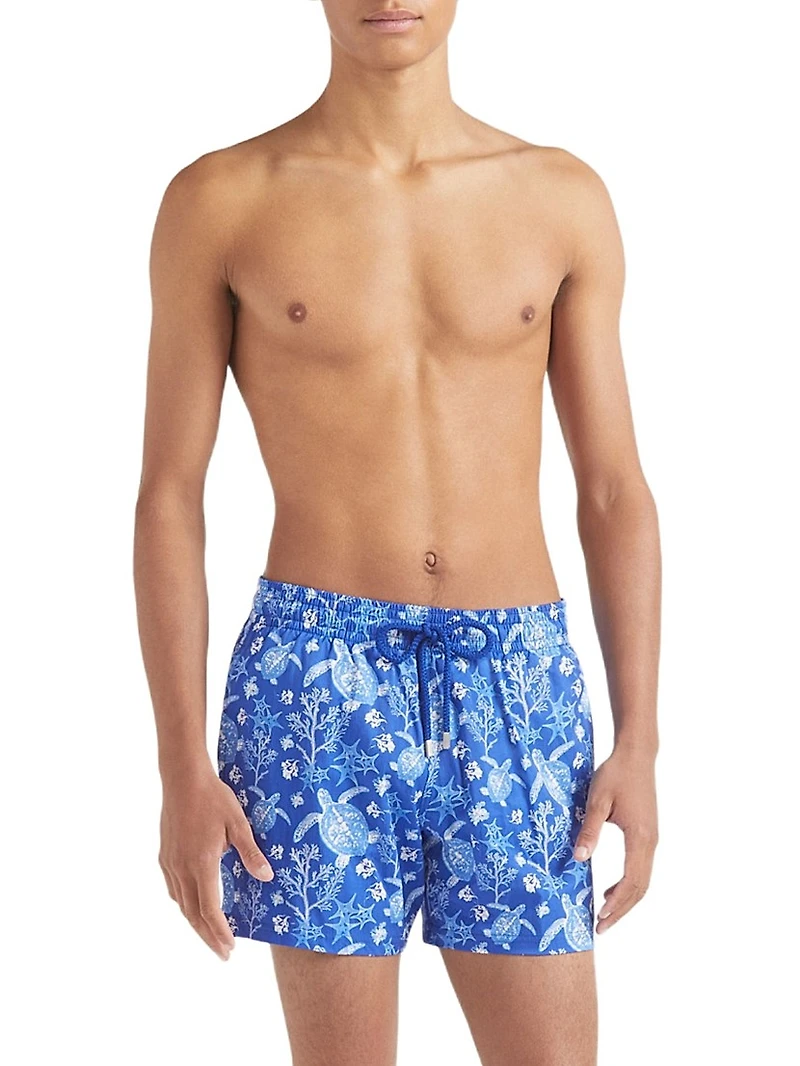 X-Ray Turtles Stretch Swim Trunks