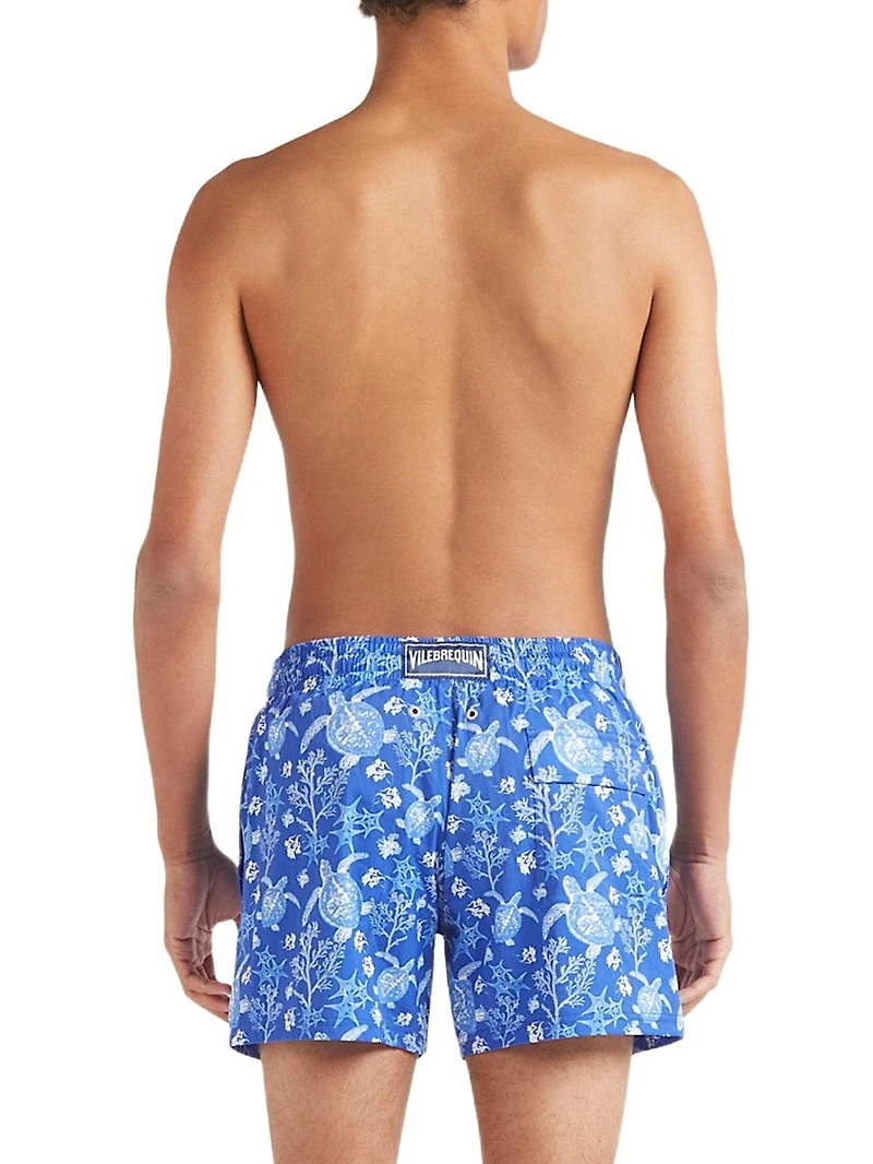 X-Ray Turtles Stretch Swim Trunks