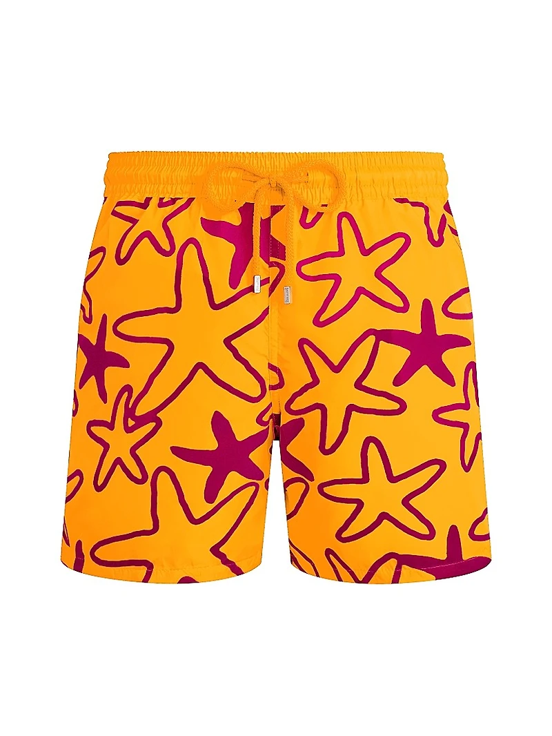 Starlettes Packable Flocked Swim Trunks