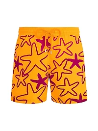 Starlettes Packable Flocked Swim Trunks