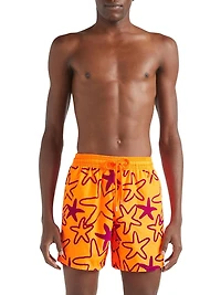 Starlettes Packable Flocked Swim Trunks