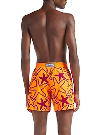 Starlettes Packable Flocked Swim Trunks