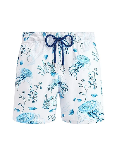 Medusa & Shells Stretch Swim Trunks