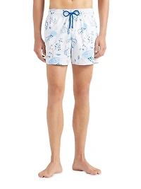 Medusa & Shells Stretch Swim Trunks