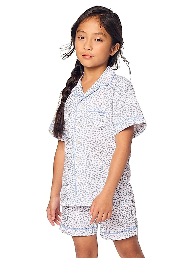 Baby Girl's, Little Girl's & Girl's Twill Shorts Pajama Set