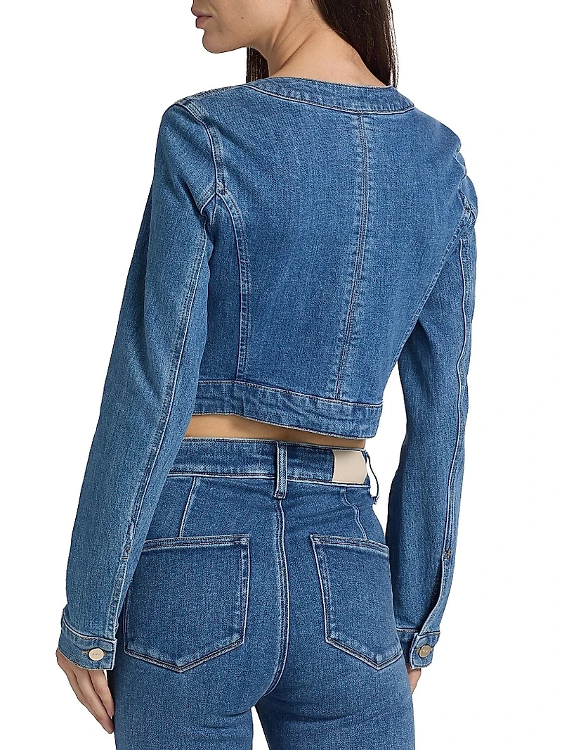 Kiara Denim Crop Jacket