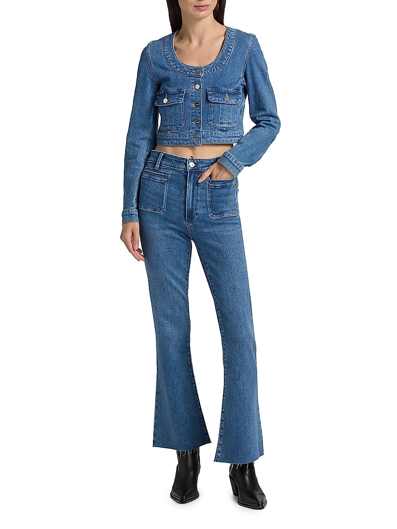 Kiara Denim Crop Jacket