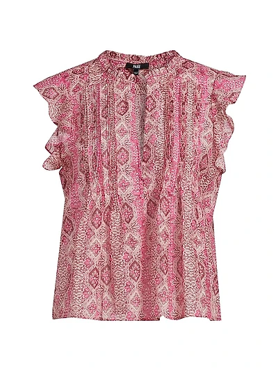 Idris Cotton-Silk Top