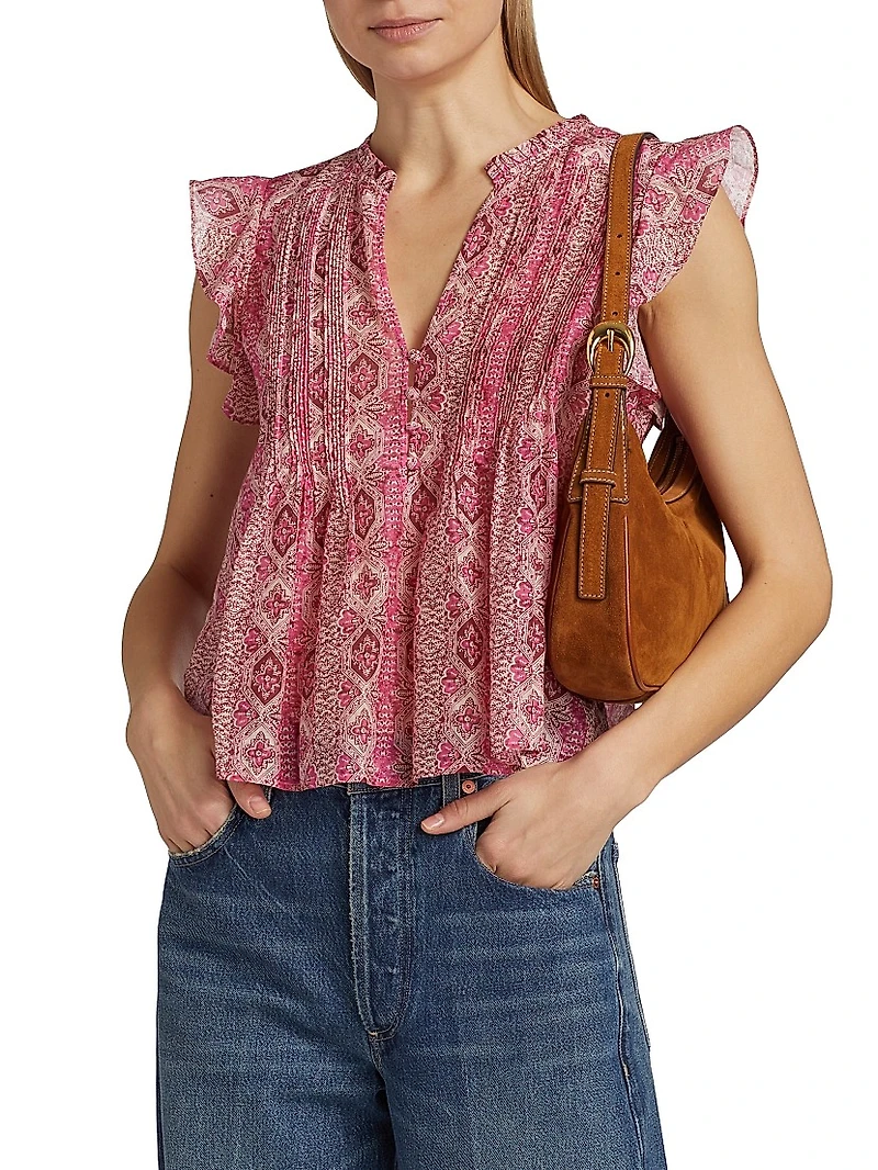 Idris Cotton-Silk Top