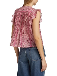 Idris Cotton-Silk Top