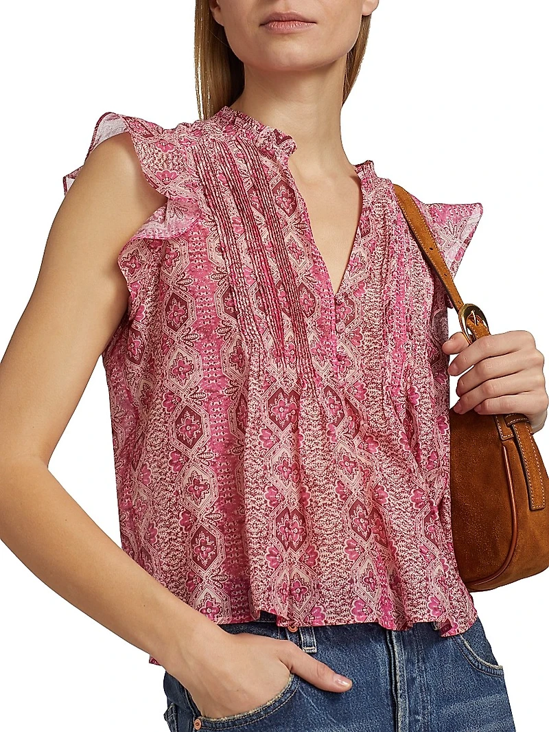 Idris Cotton-Silk Top